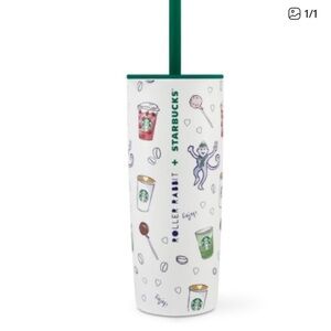 RARE & VIRAL ROLLER RABBIT X STARBUCKS CUP 24oz Tumbler NWT